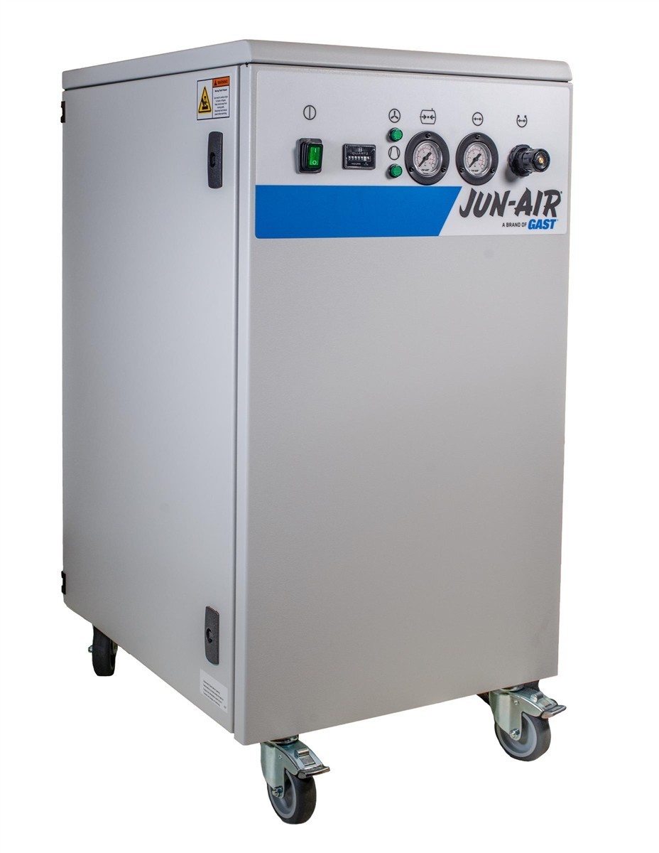 Compressore senza olio JUN-AIR 106R-25MQ2 con serbatoio ed essiccatore ad adsorbimento