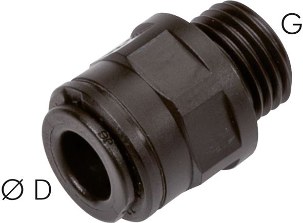 Gerader Steckanschluss G 1/2"-12mm, IQS-FDA