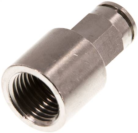 Steckanschluss m. Innengew. G 1/4"-6mm, IQS-MSV (Hochtemperatur), Dichtung FKM