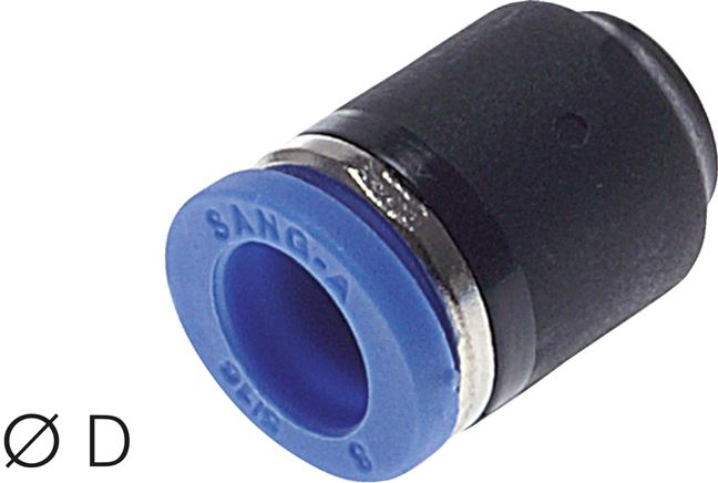 Verschlusskappe für 6mm Schläuche, IQS-Standard